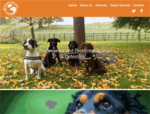 Tablet Screenshot of conservationdogs.com